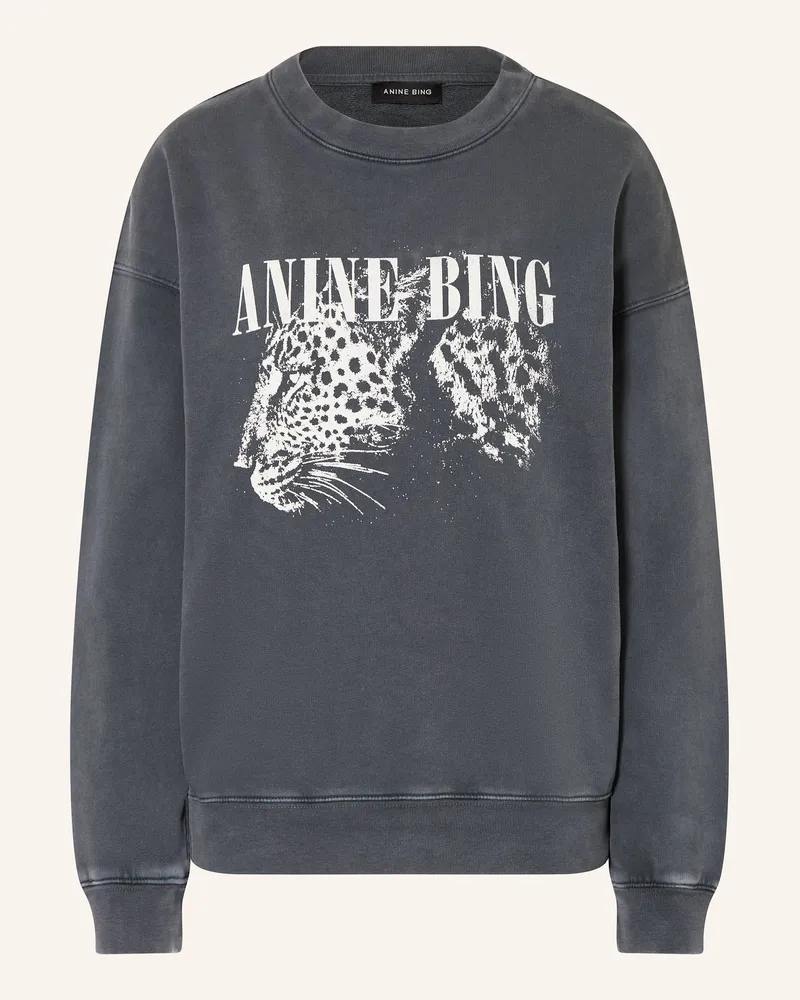 Anine Bing Sweatshirt SPENCER Dunkelgrau