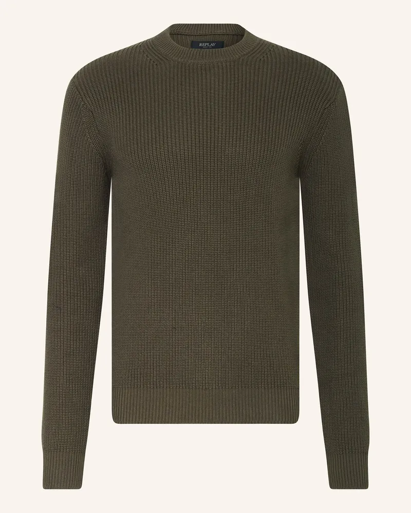Replay Pullover Khaki
