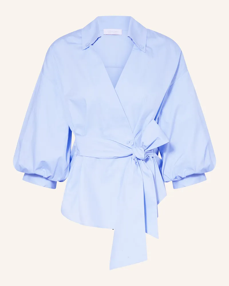Rich&Royal Wickelbluse Hellblau