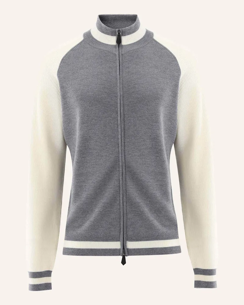 van Laack Weste Grau