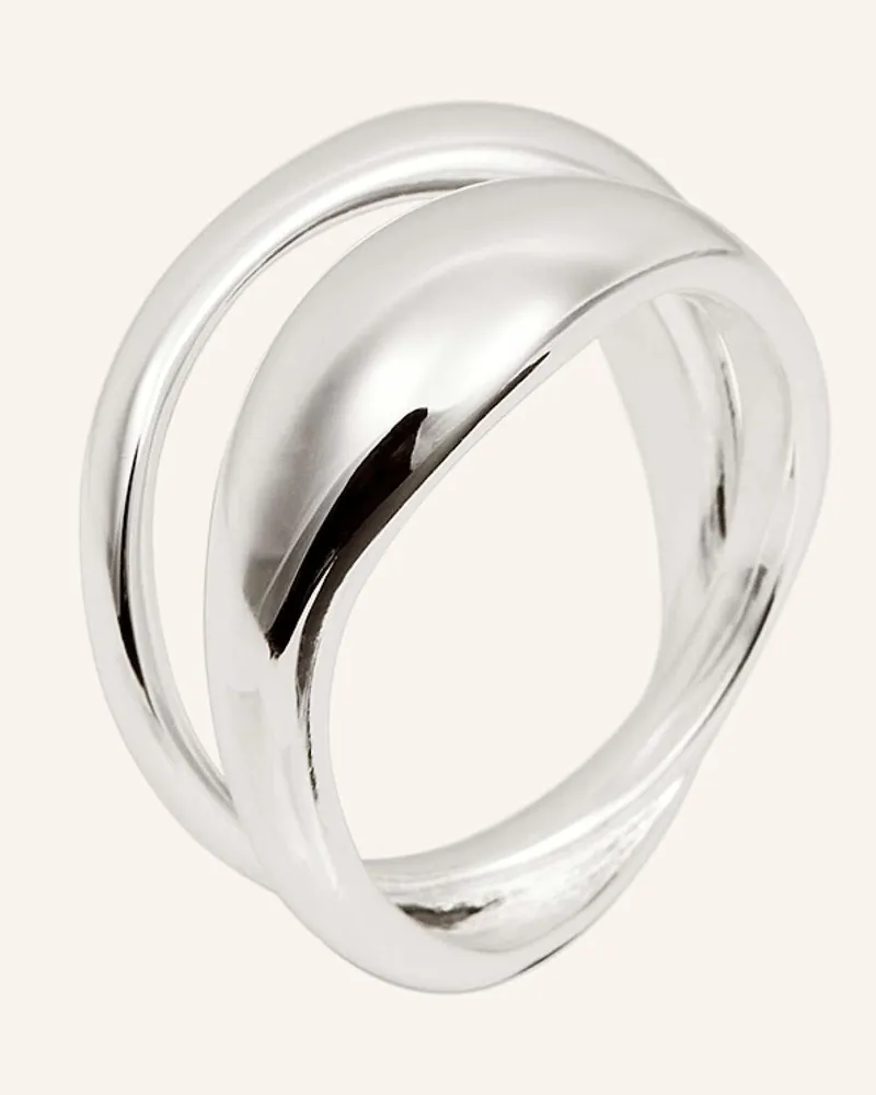 POMPIDOU Ring Chubby Two-In-One Ring By Glambou silber Silber