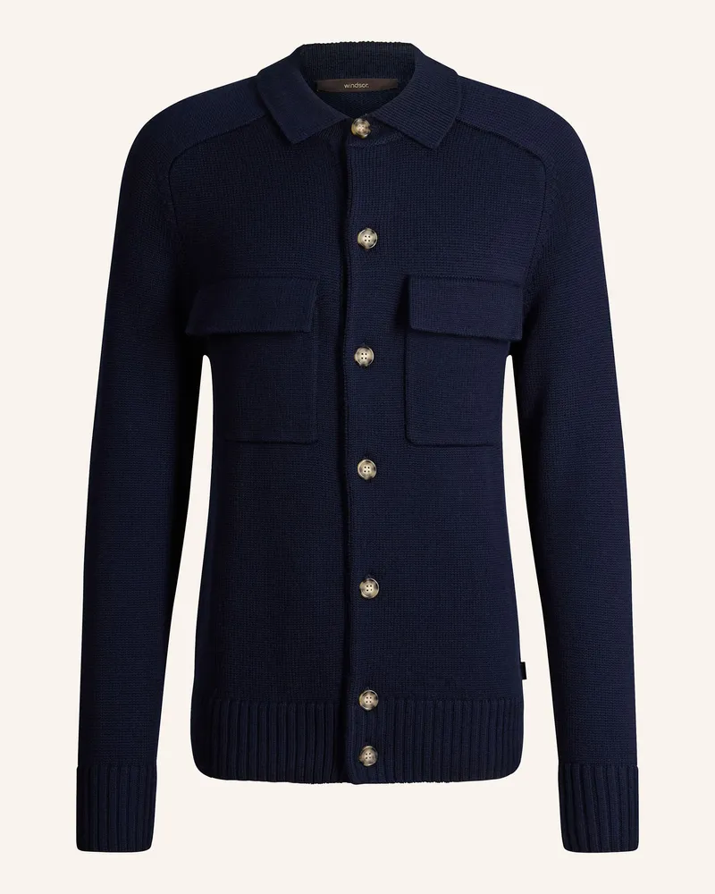 windsor. Strickjacke blau Dunkelblau