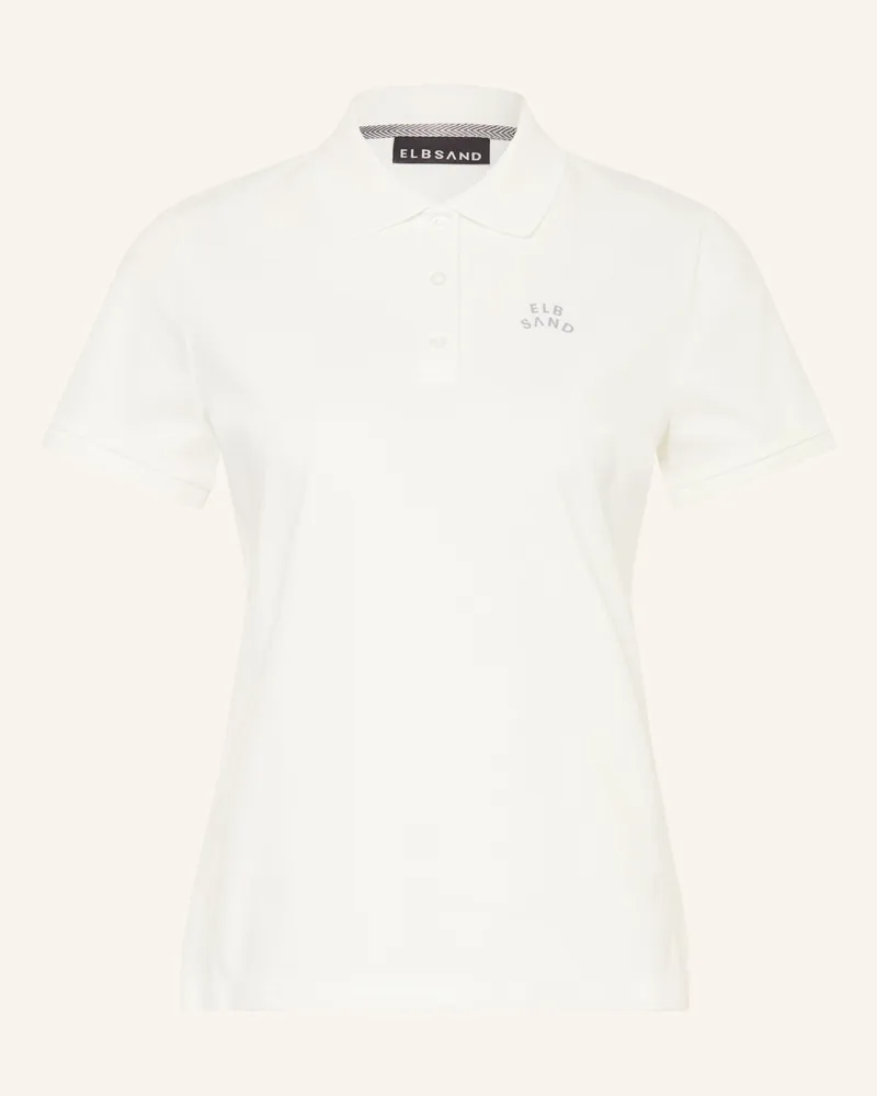 ELBSAND Piqué-Poloshirt STINA Weiss
