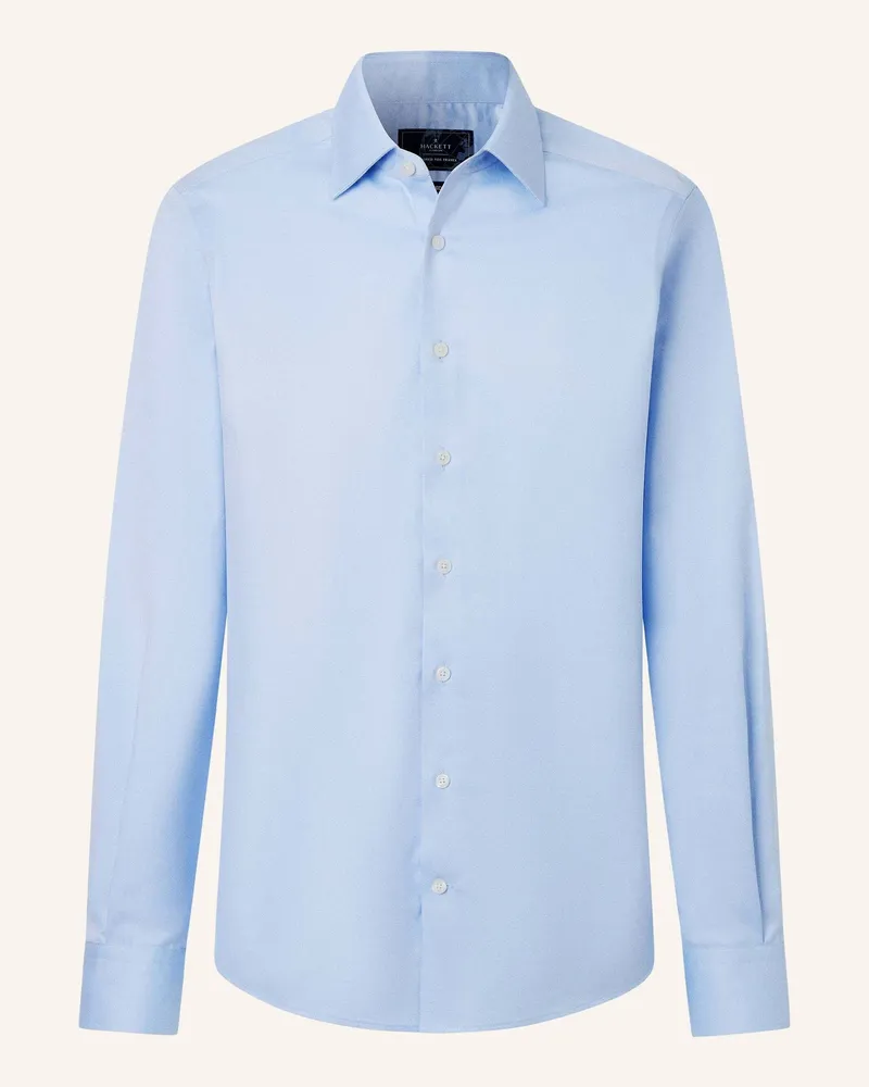 Hackett Freizeithemd Ttvl Easycare Solid blau Hellblau