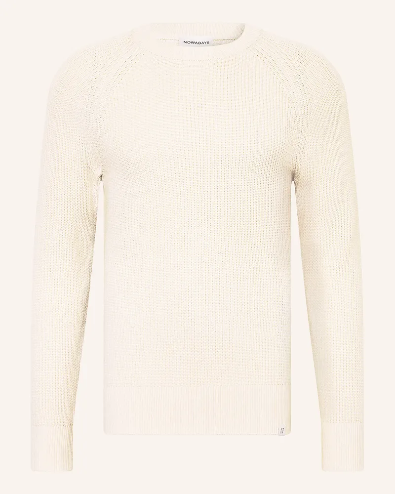 Nowadays Pullover weiss Creme