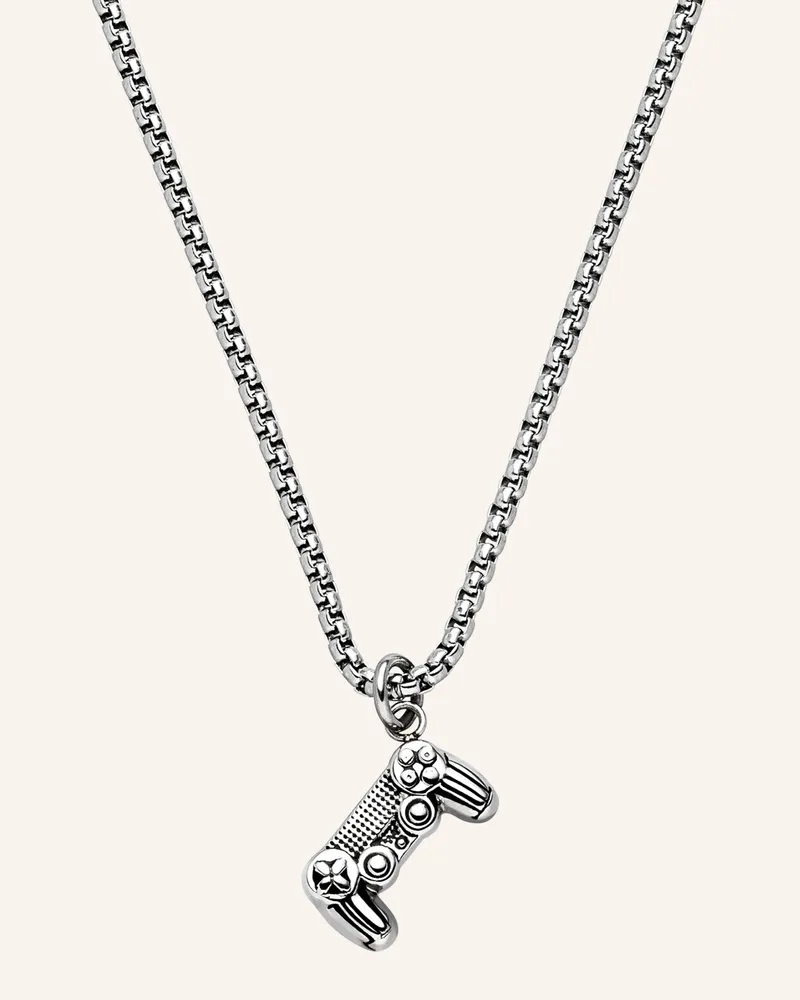 S.Oliver Halskette  Aus  Edelstahl silber Silber