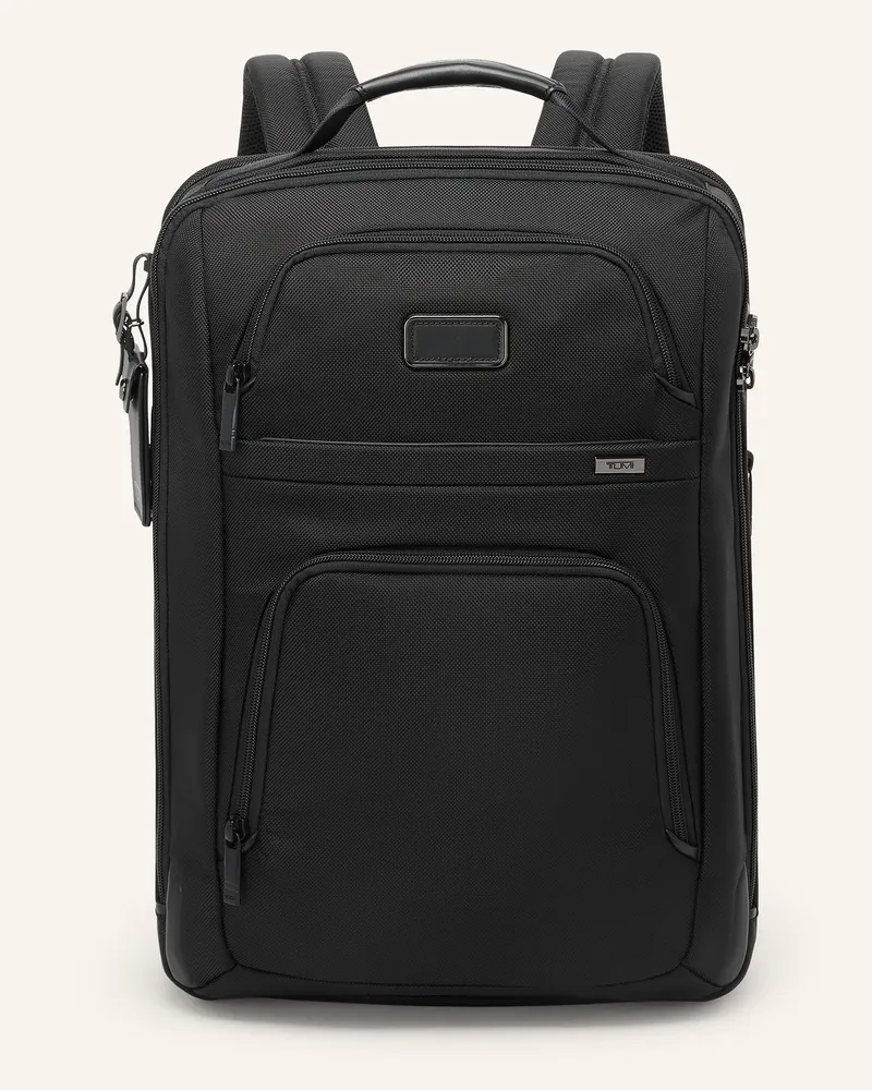 Tumi Alpha Rucksack Large Expandable Mit Laptop-Fach schwarz Schwarz