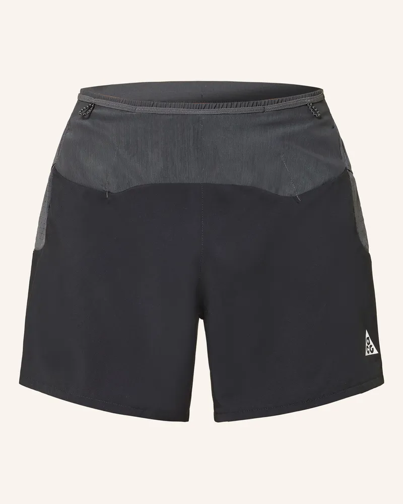 Nike 2-In-1-Laufshorts Acg Second Sunrise schwarz Schwarz