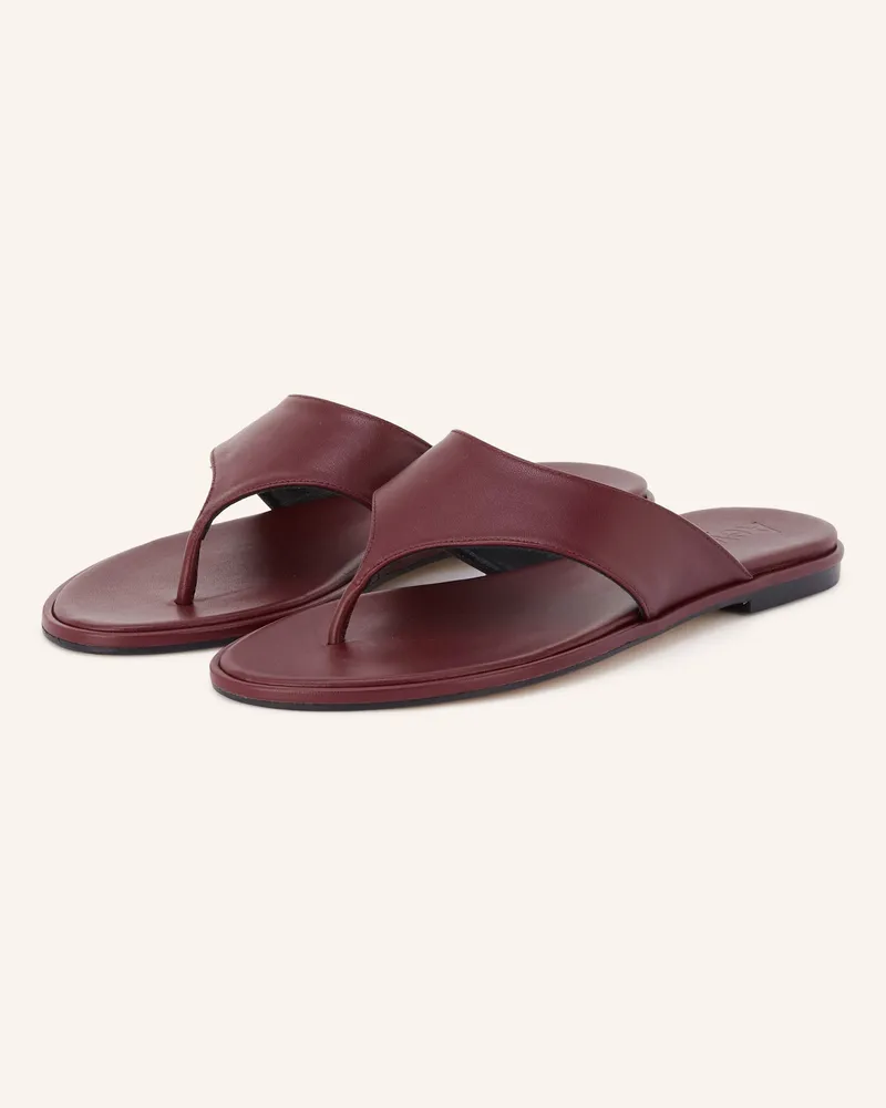 aeyde Zehentrenner Amaya rot Dunkelrot