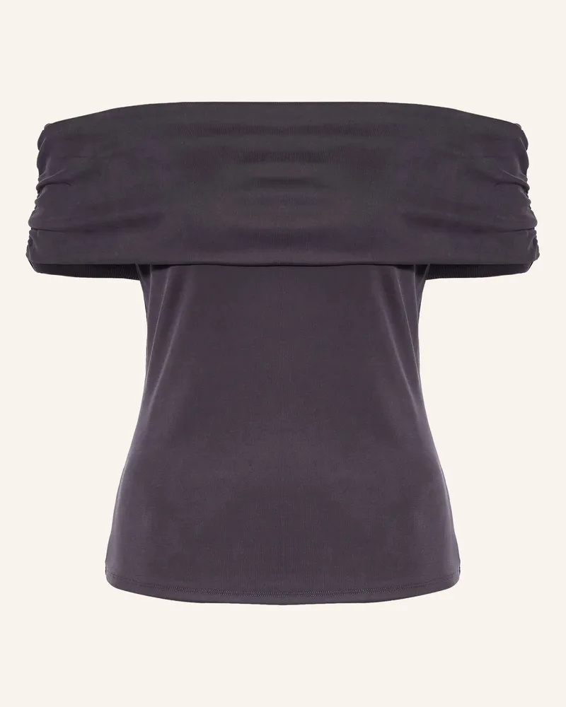 ba&sh Off-Shoulder-Top Bene blau Dunkelblau