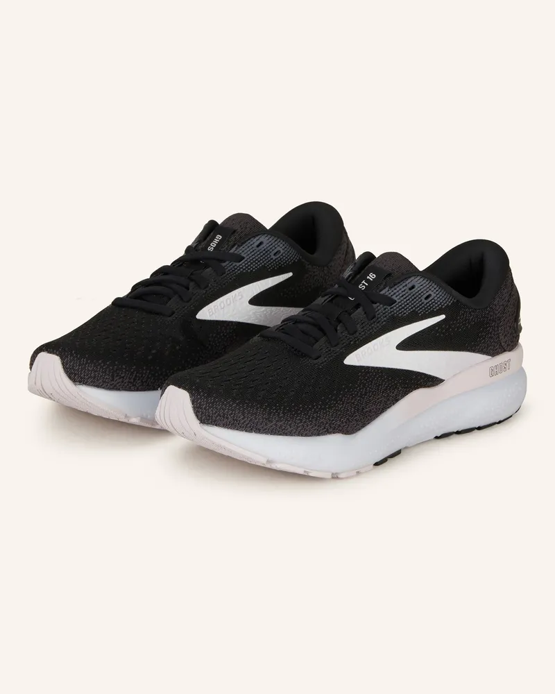 Brooks Laufschuhe Ghost 16 schwarz Schwarz