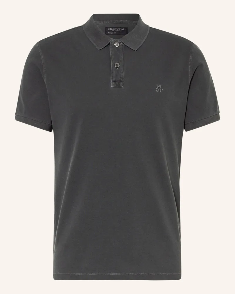 Marc O'Polo Piqué-Poloshirt grau Dunkelgrau