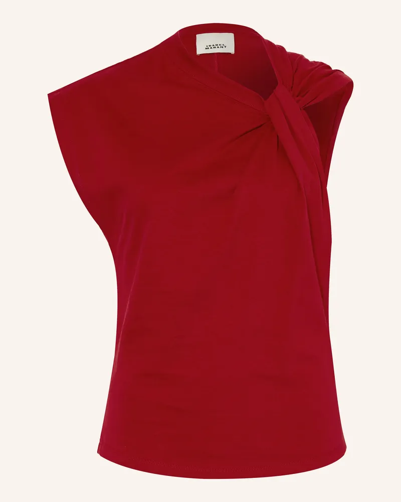 Isabel Marant T-Shirt NAYDA-GA Dunkelrot