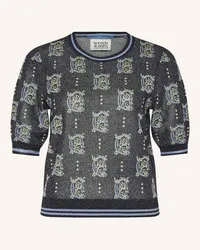 Scotch&Soda Strickshirt mit Glitzergarn Blau