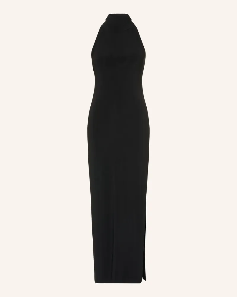Norma Kamali Jerseykleid schwarz Schwarz
