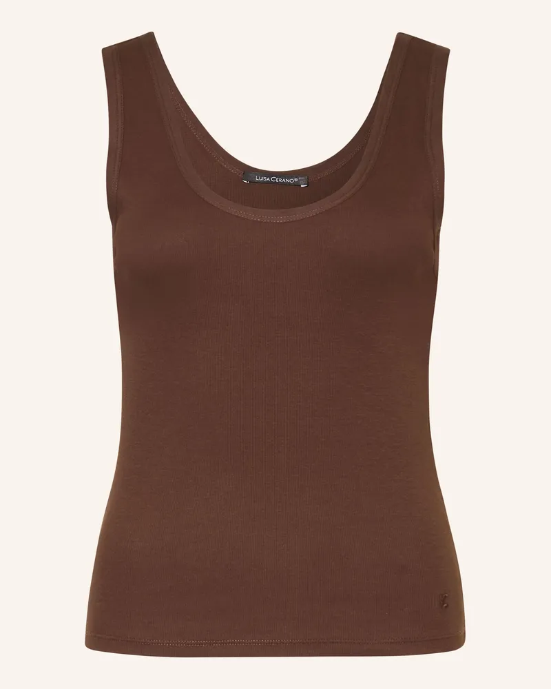 Luisa Cerano Top braun Braun