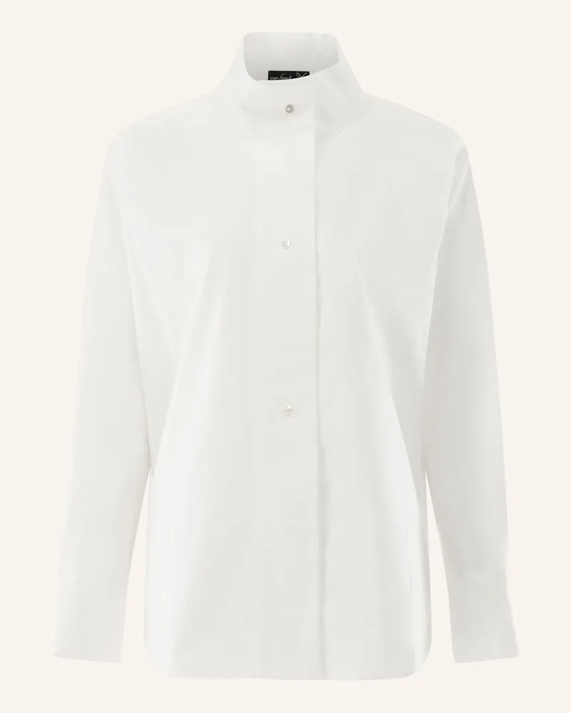 van Laack Bluse Modern Fit weiss Weiss