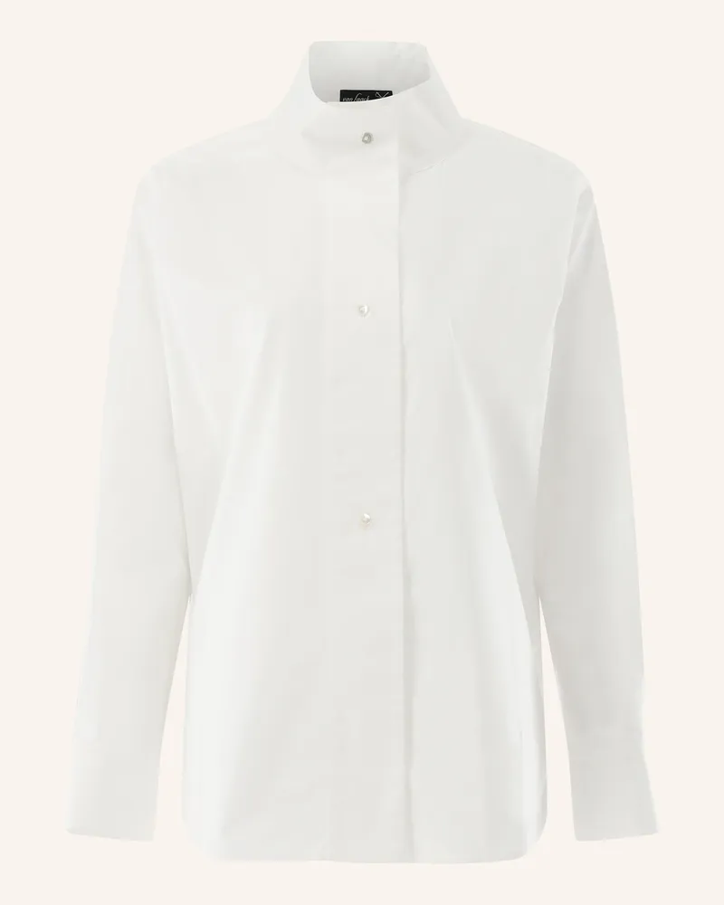 van Laack Bluse Modern Fit weiss Weiss