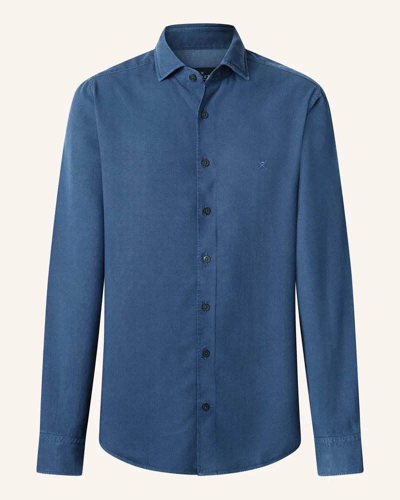 Hackett Freizeithemd GMD TEXTURE Dunkelblau