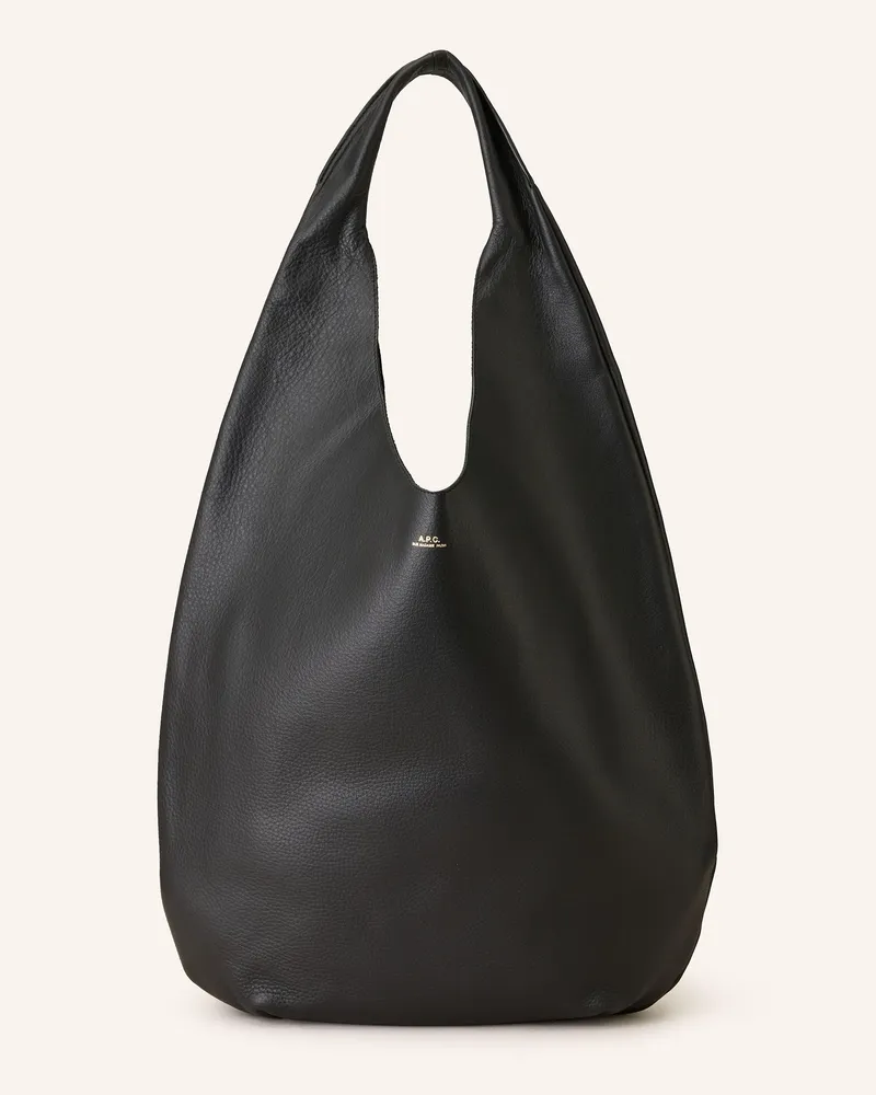 A.P.C. Hobo-Bag LA NEIGE Schwarz