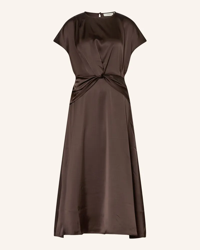 InWear Satinkleid Lakeiw braun Dunkelbraun