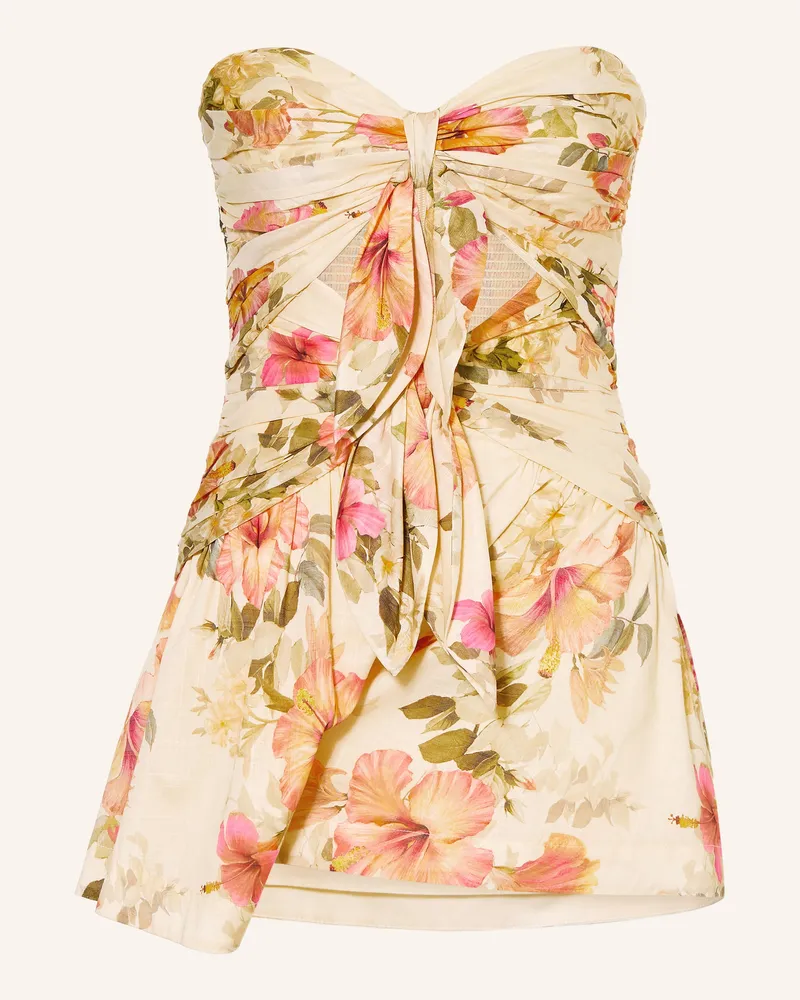 Zimmermann Off-Shoulder-Jumpsuit Mahon pink Creme