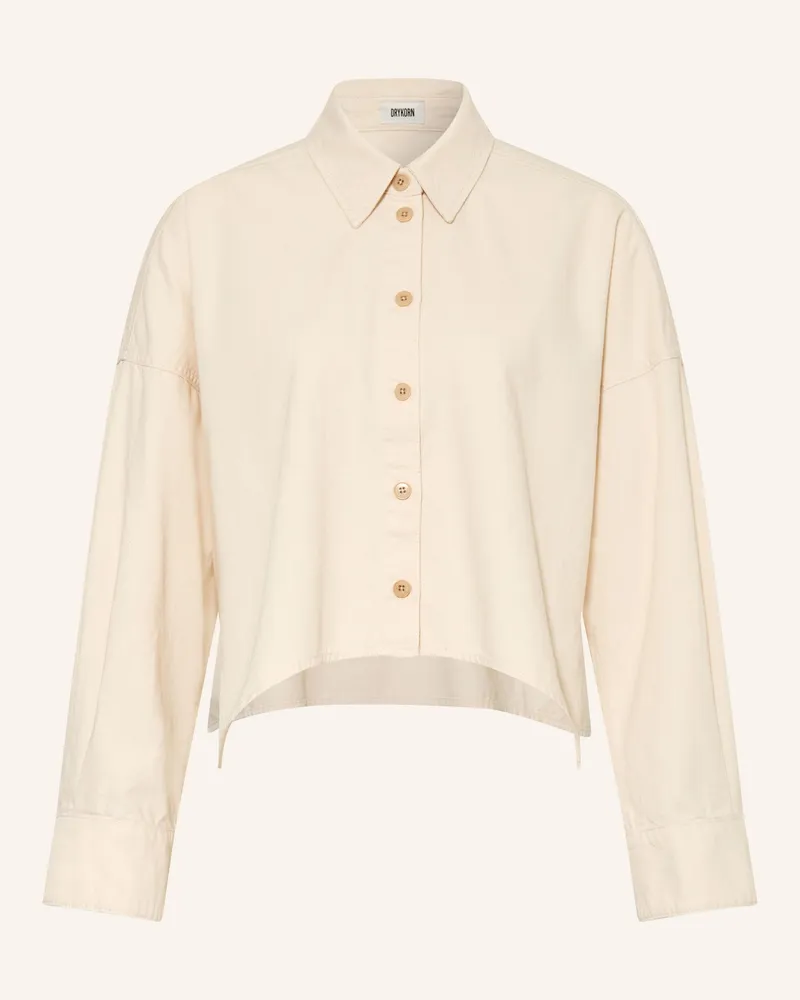 Drykorn Hemdbluse Oshia weiss Creme