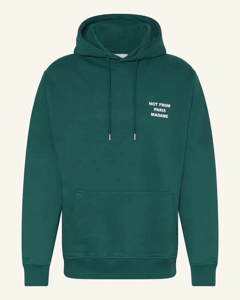 Drôle de Monsieur Hoodie Dunkelgrün
