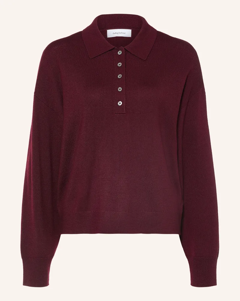 Darling Harbour Pullover Aus Merinowolle rot Burgundy