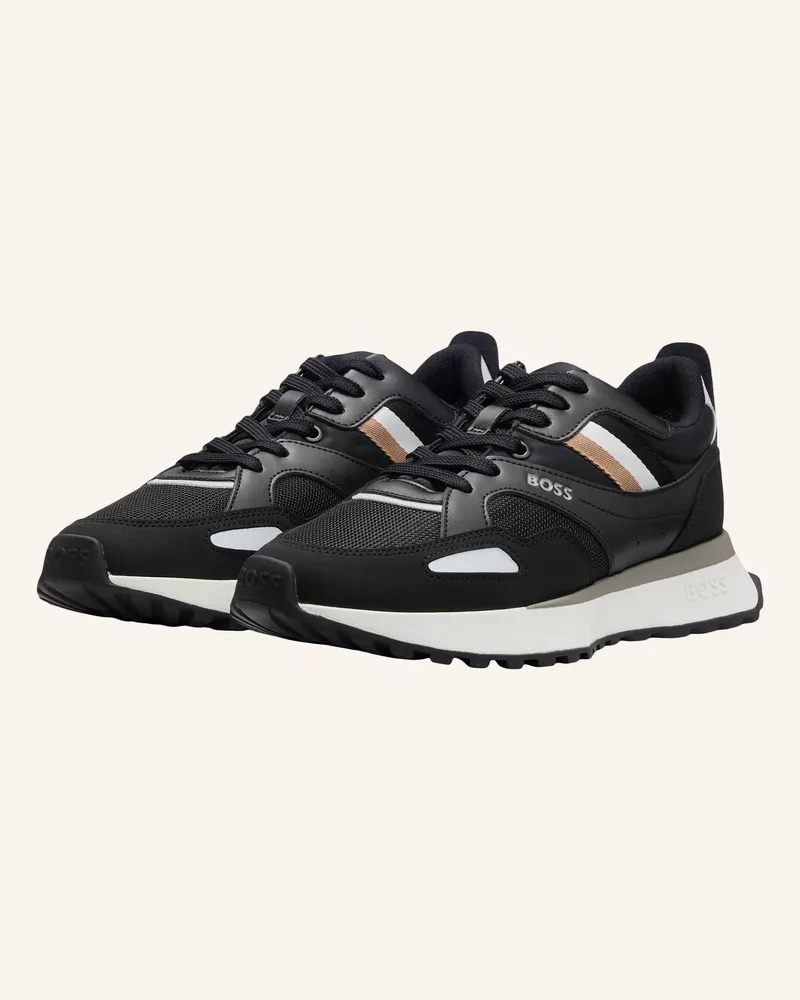 HUGO BOSS Sneaker Jonah_Runn_Mx_N schwarz Schwarz