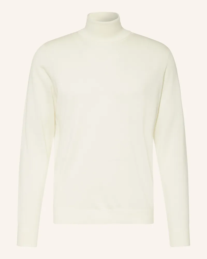 Strokesman's Strokesman Rollkragenpullover Aus Merinowolle weiss Creme