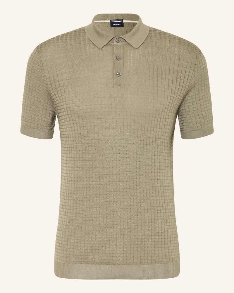 JOOP! Strick-Poloshirt Oliv
