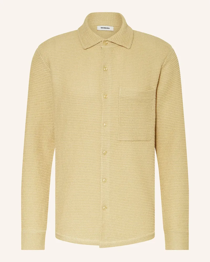 Sandro Overshirt Hellbraun