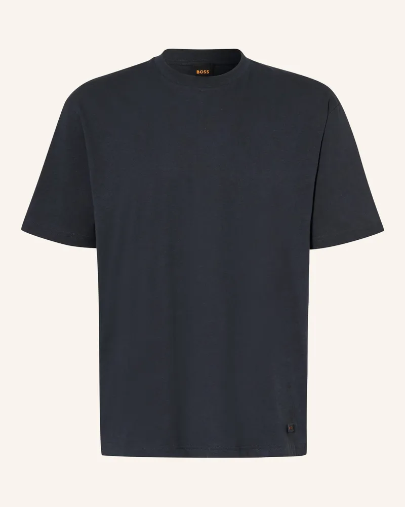 HUGO BOSS T-Shirt Te Tape blau Dunkelblau
