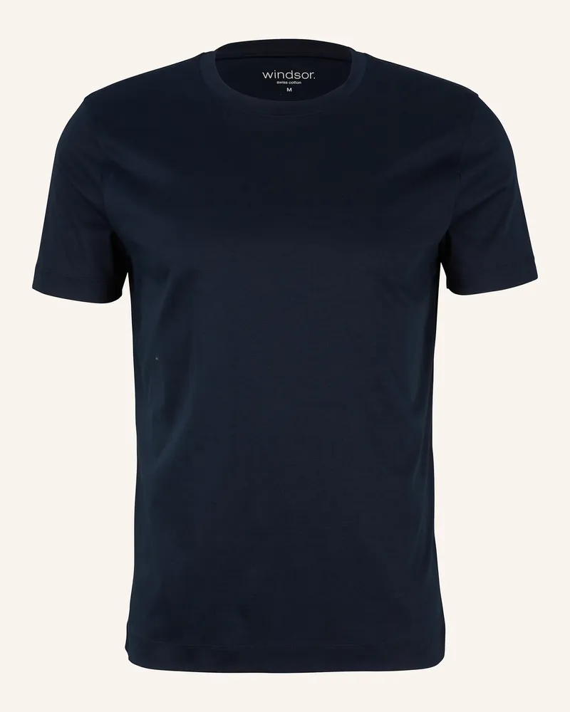 windsor. T-Shirt blau Dunkelblau