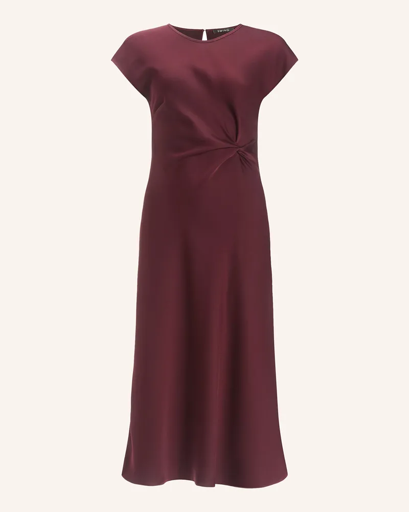 Swing Cocktailkleid Dunkelrot
