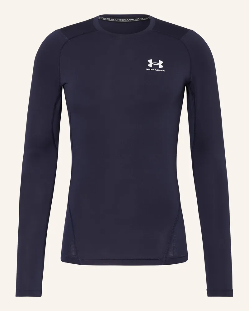 Under Armour Longsleeve Heatgear® blau Dunkelblau