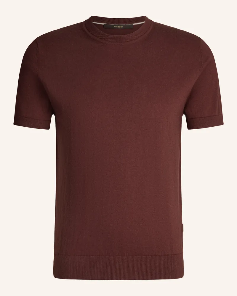 windsor. Strickshirt rot Rot