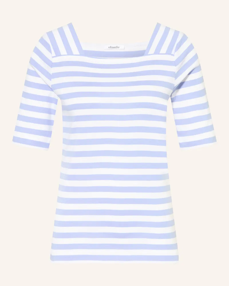 Efixelle T-Shirt blau Weiss