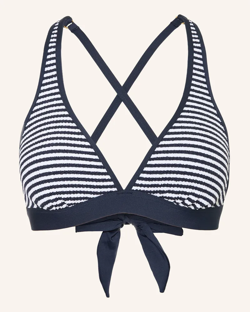 Seafolly Australia Triangel-Bikini-Top Clubhouse blau Dunkelblau