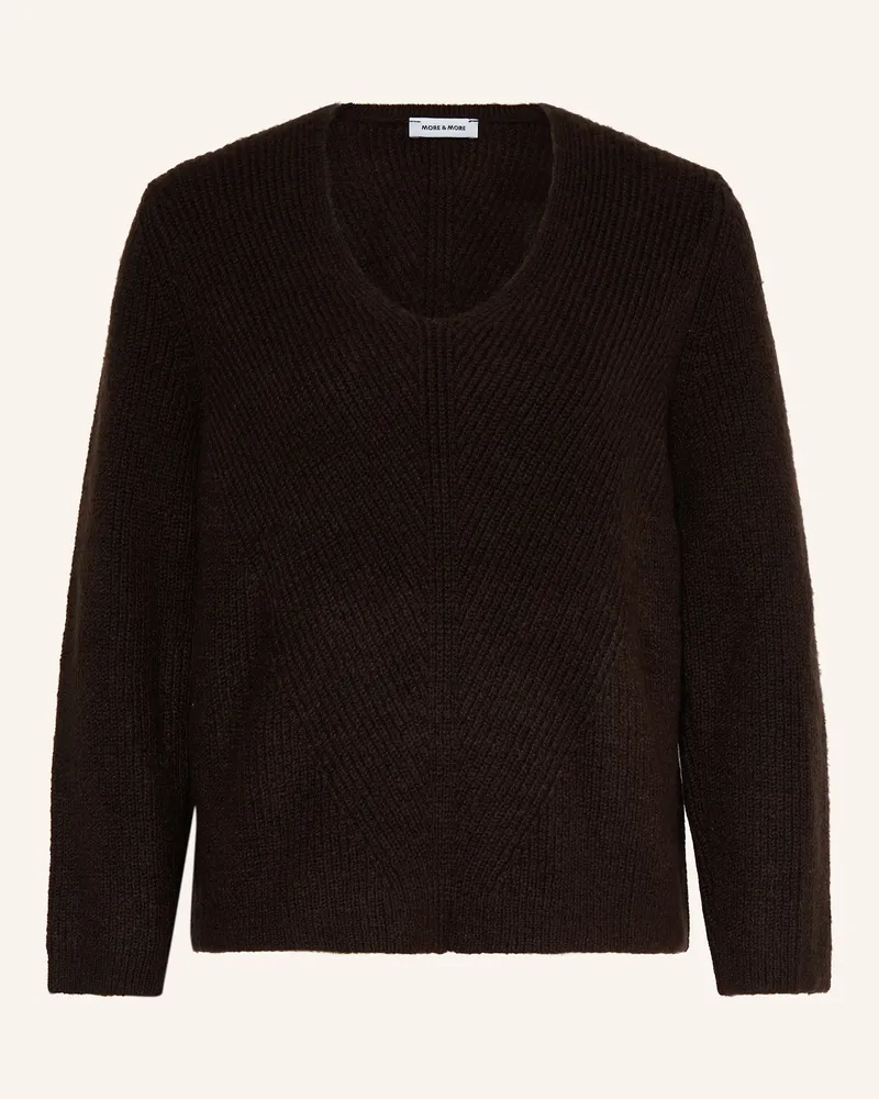 More & More Pullover Dunkelbraun