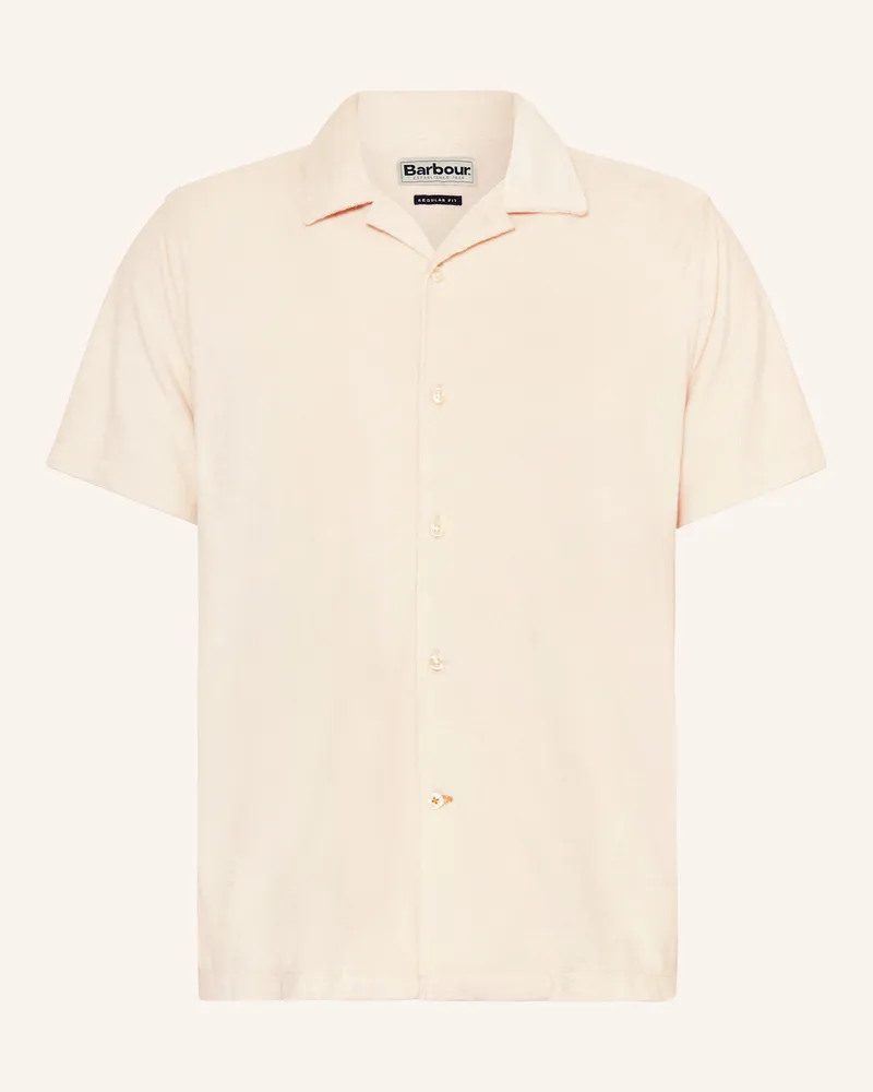 Barbour Resorthemd Rothbury Regular Fit Aus Frottee weiss Ecru