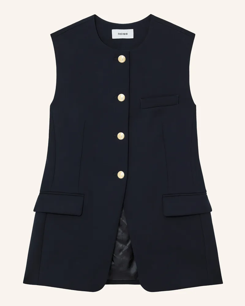 Reiss Blazerweste Gabi blau Dunkelblau