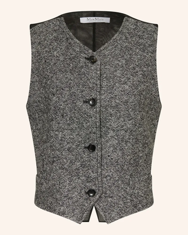 Max Mara Blazerweste BEATO mit Cashmere Schwarz