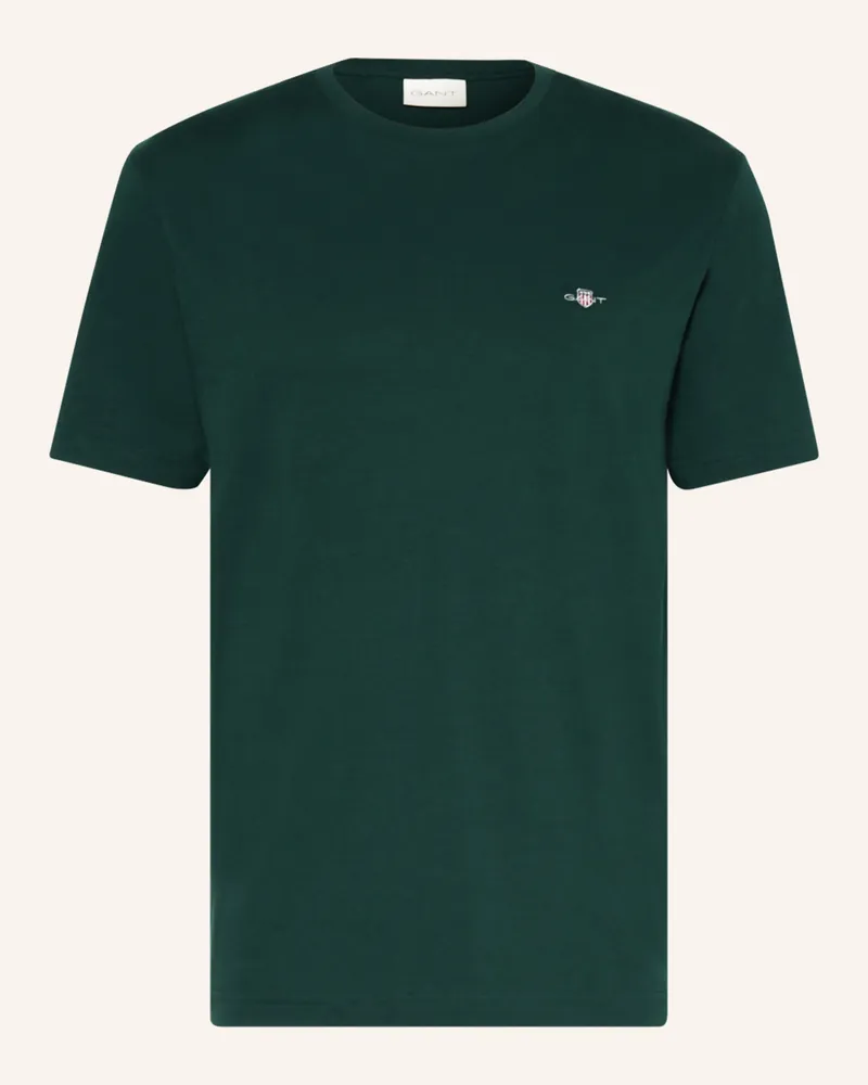 Gant T-Shirt Dunkelgrün