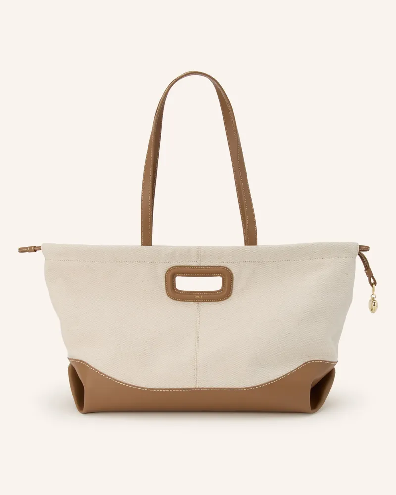 Maje Shopper braun Ecru