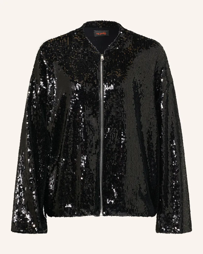 Miss Goodlife Blouson Mit Pailletten schwarz Schwarz