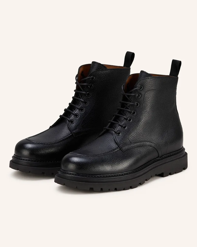 paul Schnürboots schwarz Schwarz