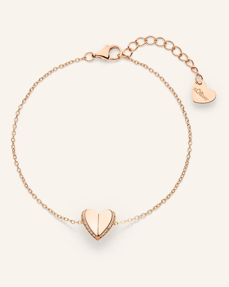 S.Oliver Armband  Aus  925er Sterlingsilber rosegold Roségold
