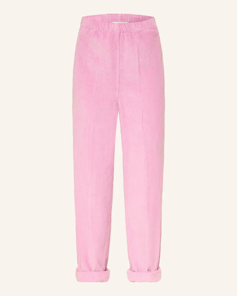 American Vintage Cordhose Padow rosa Rosa